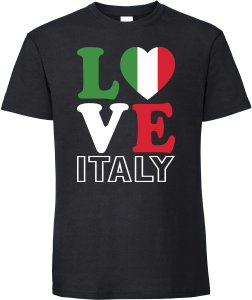 Love Italy T-Shirt Unisex Damen Herren